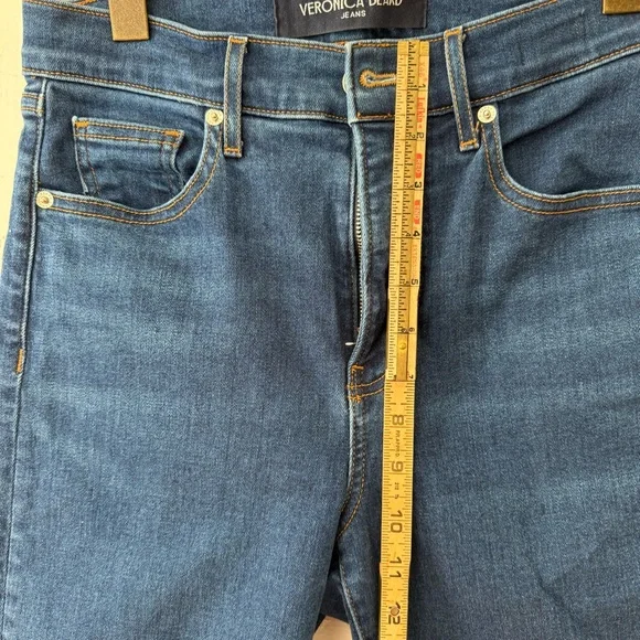 Veronica Beard Beverly loafer high rise skinny flare size 28